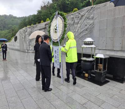2026.07.01. 권순기 경상남도 교육감 취임 참배 이미지