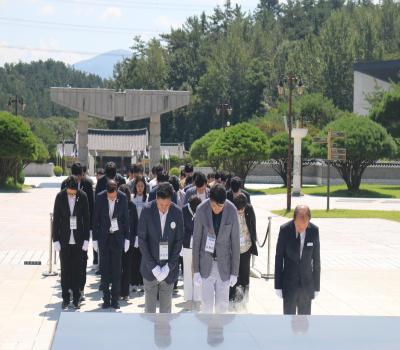 `23.9.6. 광주광역시 광산구의회, 부산광역시 동구의회 참배 이미지