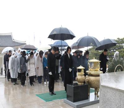 2024년 주요인사 국립묘지 무연고 묘소 릴레이 참배 실시 이미지