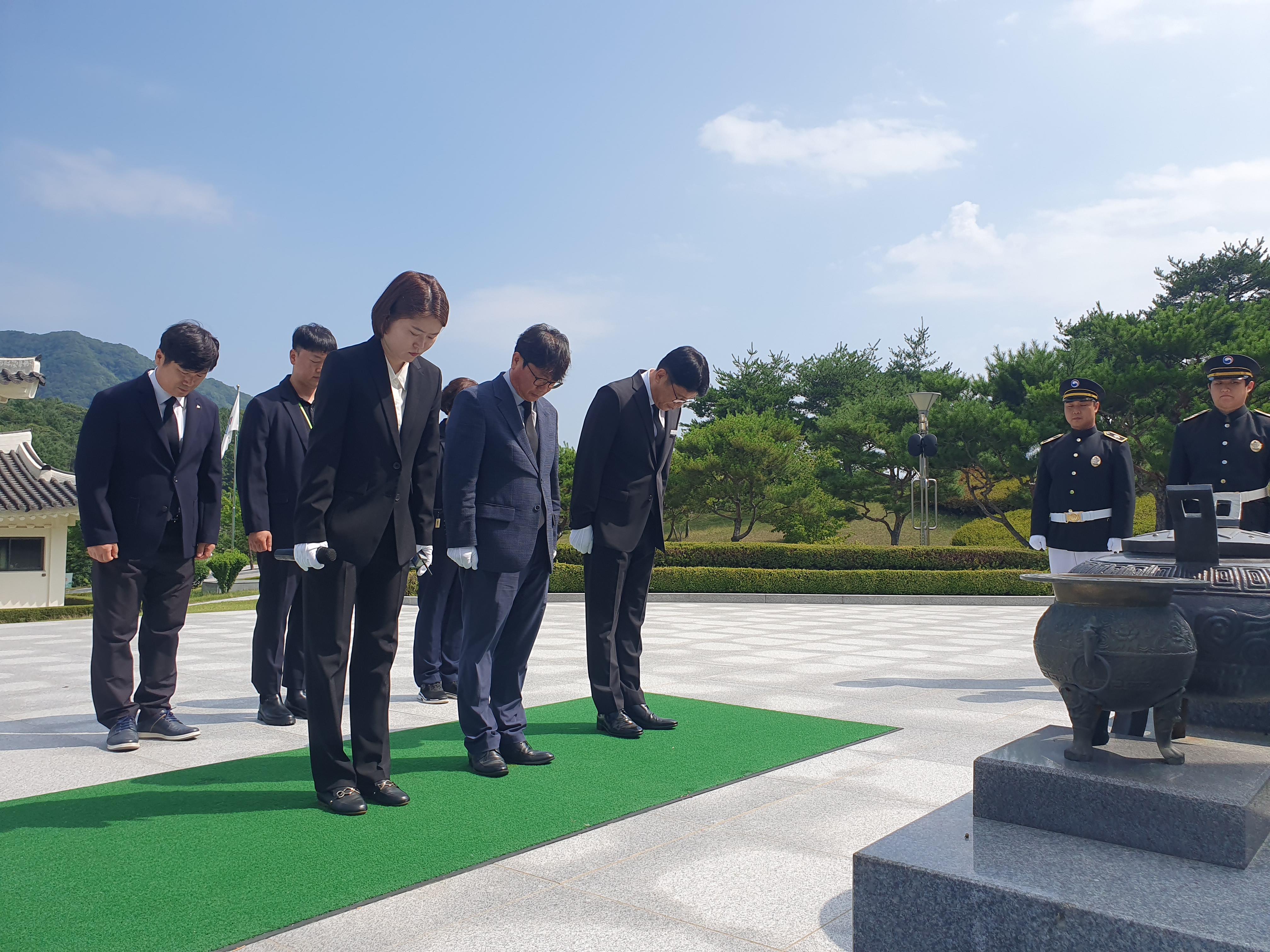 전주보훈요양원장 취임 참배