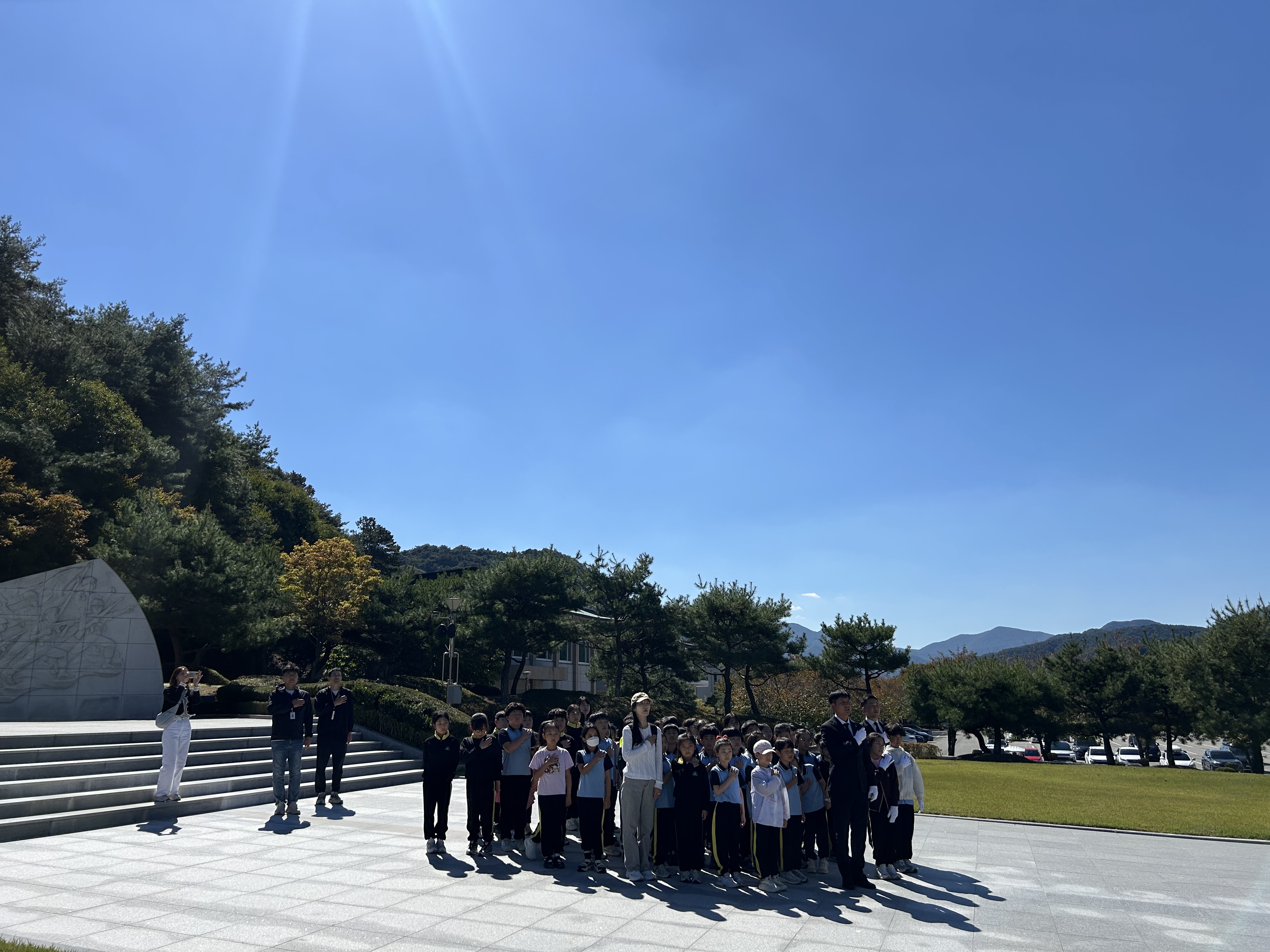 전주교육대학교 전주부설초등학교 현충탑 참배