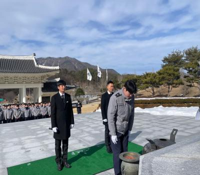 전북지방경찰청 신입경찰관 현충탑 참배 이미지