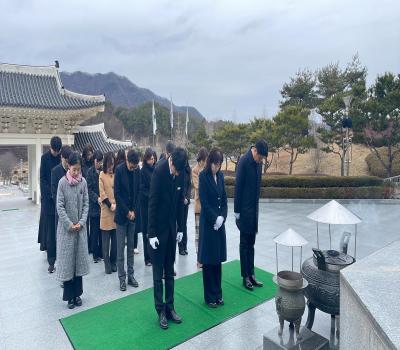 임실교육지원청 교육장 취임참배 이미지