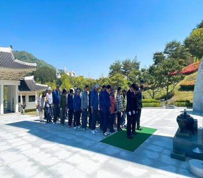 대한민국전몰군경유족회 대전광역시지부 현충탑 참배 이미지