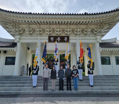 대한민국전몰군경유족회 전남지부 현충탑 참배 이미지