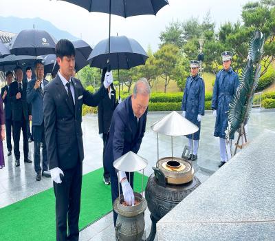 [호국보훈의 달 참배]전북대학교 총장 이미지