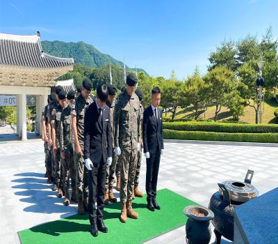 [호국보훈의 달 참배]35동원지원단 이미지
