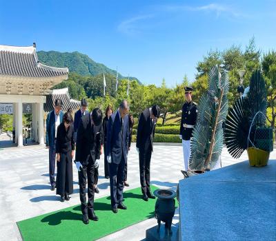 [호국보훈의 달 참배]광주보훈병원장 이미지