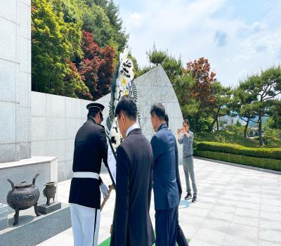 [호국보훈의 달 참배]전주기상지청장 이미지