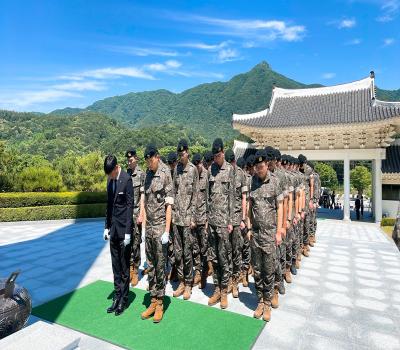 [호국보훈의 달 참배]57정보통신대대 이미지