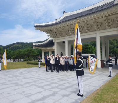 [호국보훈의 달 참배]6·25참전유공자회 전북도지부 이미지