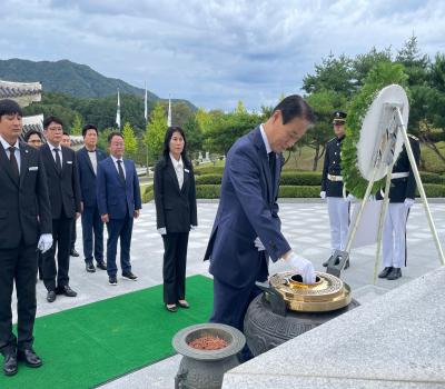 권오을 장관님 국립임실호국원 현장소통 방문 이미지