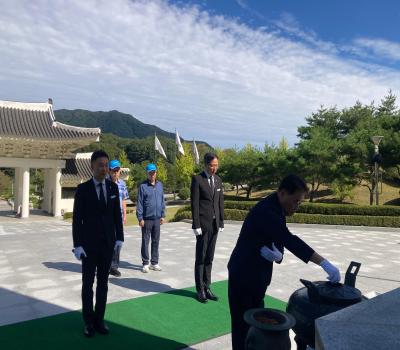 전몰군경유족회 전남광주도지부 현충탑 참배 이미지