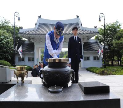 대한민국고엽제전우회 서울강북구지회 참배 이미지