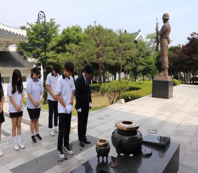 여주제일중학교 나라사랑지킴이 발대식 이미지