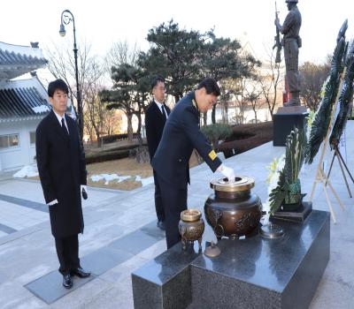 이천소방서장 신년참배 이미지