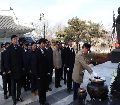 상이군경회 경기도지부장 및 7개 지회장 이미지