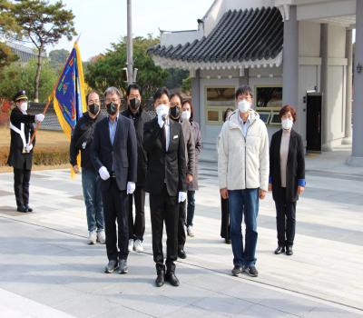 국립괴산호국원 현충탑 참배(11.15) 이미지