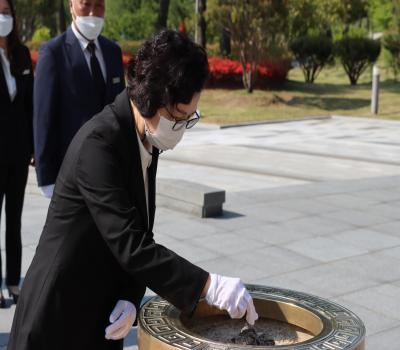 산청호국원 5월 정기참배 이미지