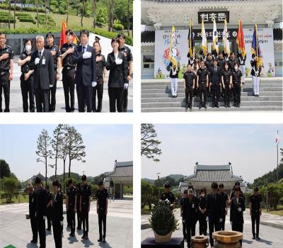 경남 서부세관장 및 임직원 합동 참배 이미지