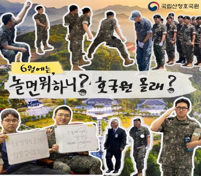 육·해·공군과 함께하는 '놀면뭐하니? 호국원 올래?' 이미지