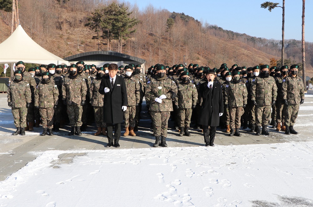 육군학생군사학교 3여단 2대대 참배('26.01.12.)