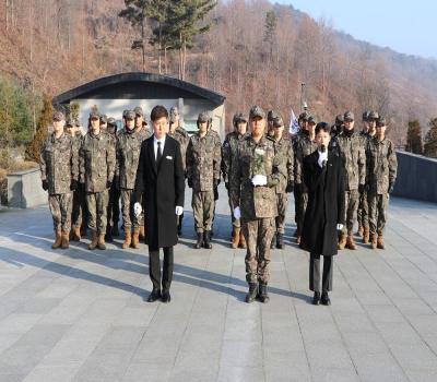 37사단 110여단(괴산대대) 참배('25.12.18.) 이미지