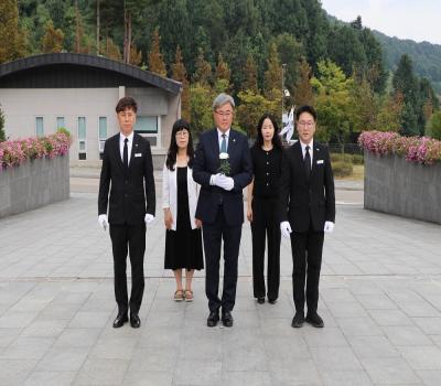 괴산증평교육지원청 참배('26.09.14.) 이미지