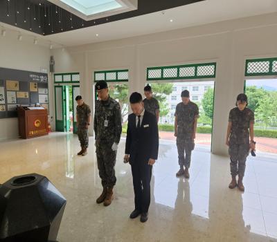 20240620 국군제702방첩부대 참배 이미지