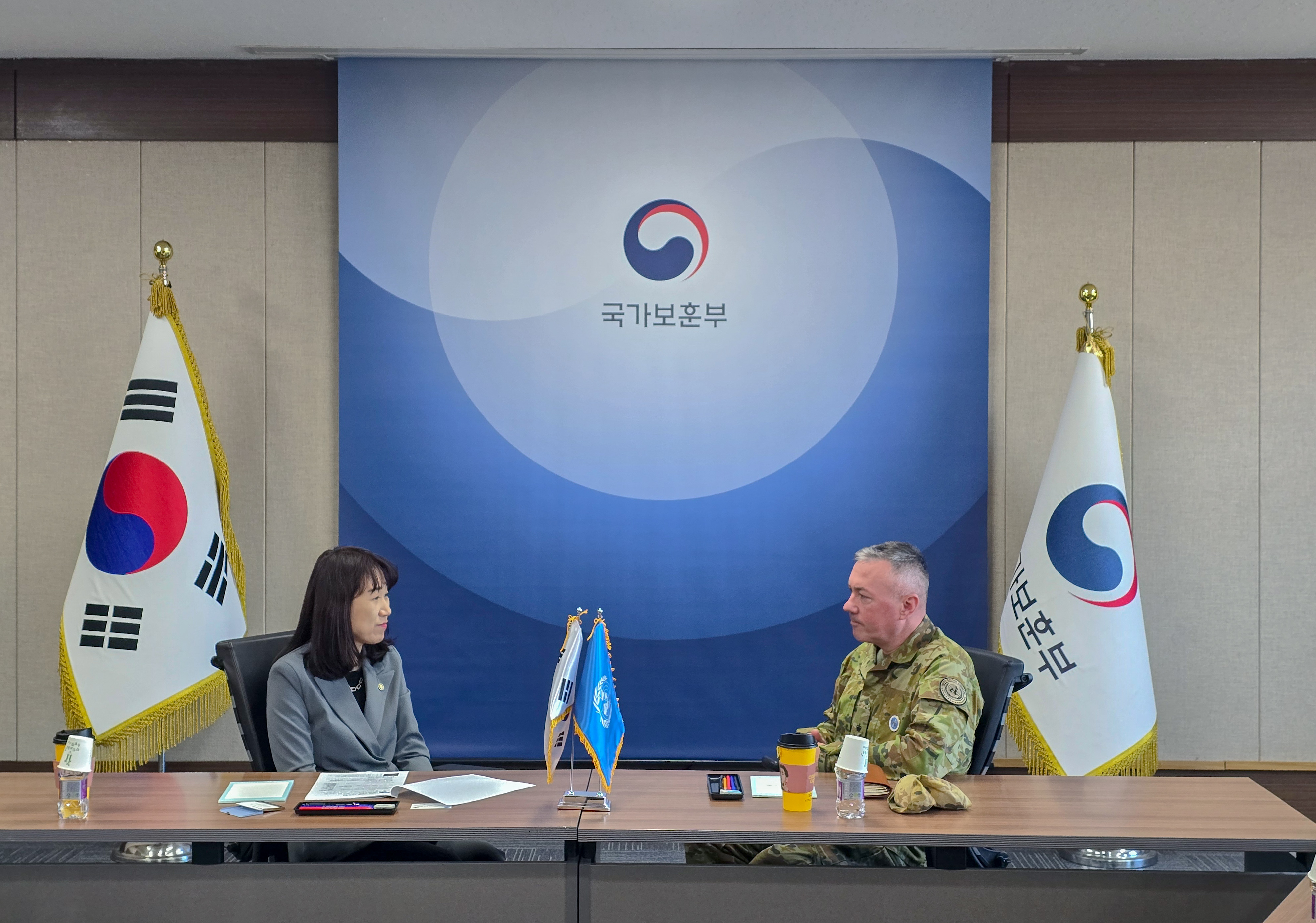 Courtesy Meeting with the Deputy Commander of the United Nations Command 이미지