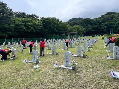 [1사1묘] 제주지방우정청 묘역정화(25.6.4.) 이미지