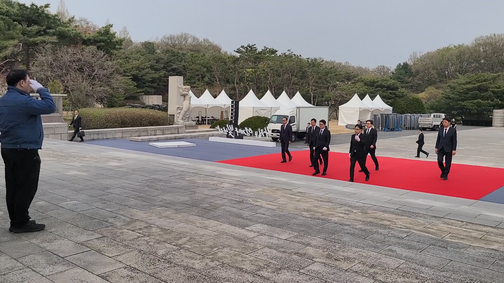 대검찰청 심우정 검찰총장 참배