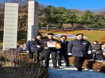 4·19혁명부상자 故 박윤석 님의 영결식과 안장식 이미지