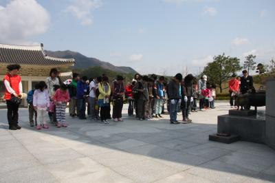 진안외궁초등학교 현충시설 탐방활동 실시 이미지
