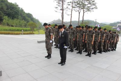 6.8. 39사 118연대 3대대 참배 이미지