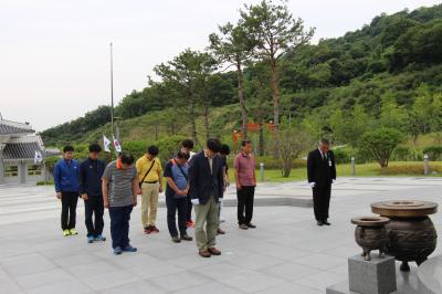 6.27. 경상남도학생교육원 참배 이미지