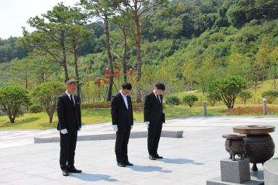 국가보훈처 전종호 국장 참배 이미지