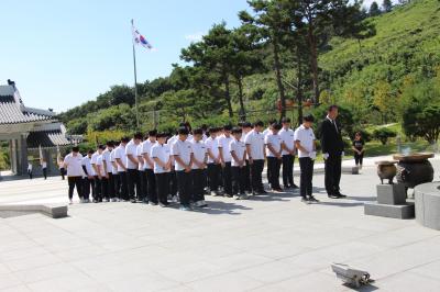 김해 서중학교 국립묘지 체험교실 이미지