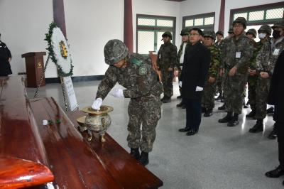 향토예비군 신암 5동대 대원일동 참배 및 롤콜 실시 이미지