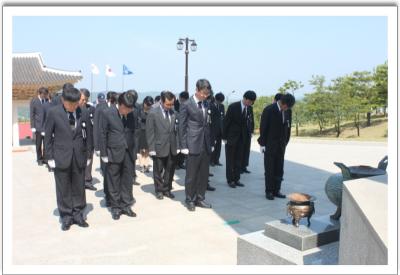 경북체신청 국립묘지 나라사랑 헌화켐페인 실시 이미지