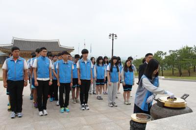 포항 영일고등학교 학생 40여명 나라사랑 국립묘지 체험활동 이미지