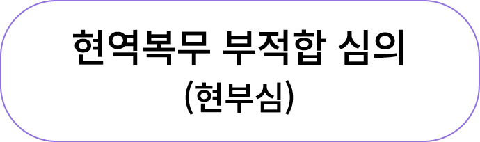 현역복무 부적합 심의 (현부심)