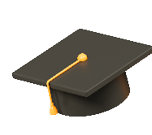 3D School and education set icon. Stationery for study and work. Book, graduation hat, pencil, paper airplane and alarm clock. Cartoon creative design icon isolated on white background. 3D Rendering