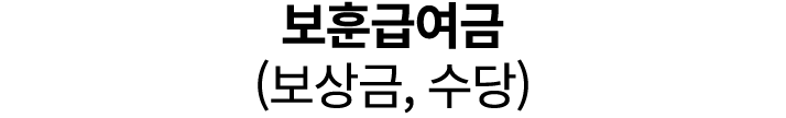 보훈급여금 (보상금, 수당)