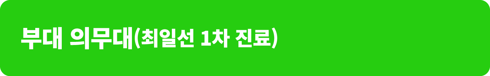부대 의무대(최일선 1차 진료)