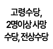 고령수당, 2명이상 사망 수당, 전상수당