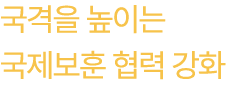 국격을 높이는 국제보훈 협력 강화 