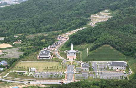 전체 묘지 항공사진