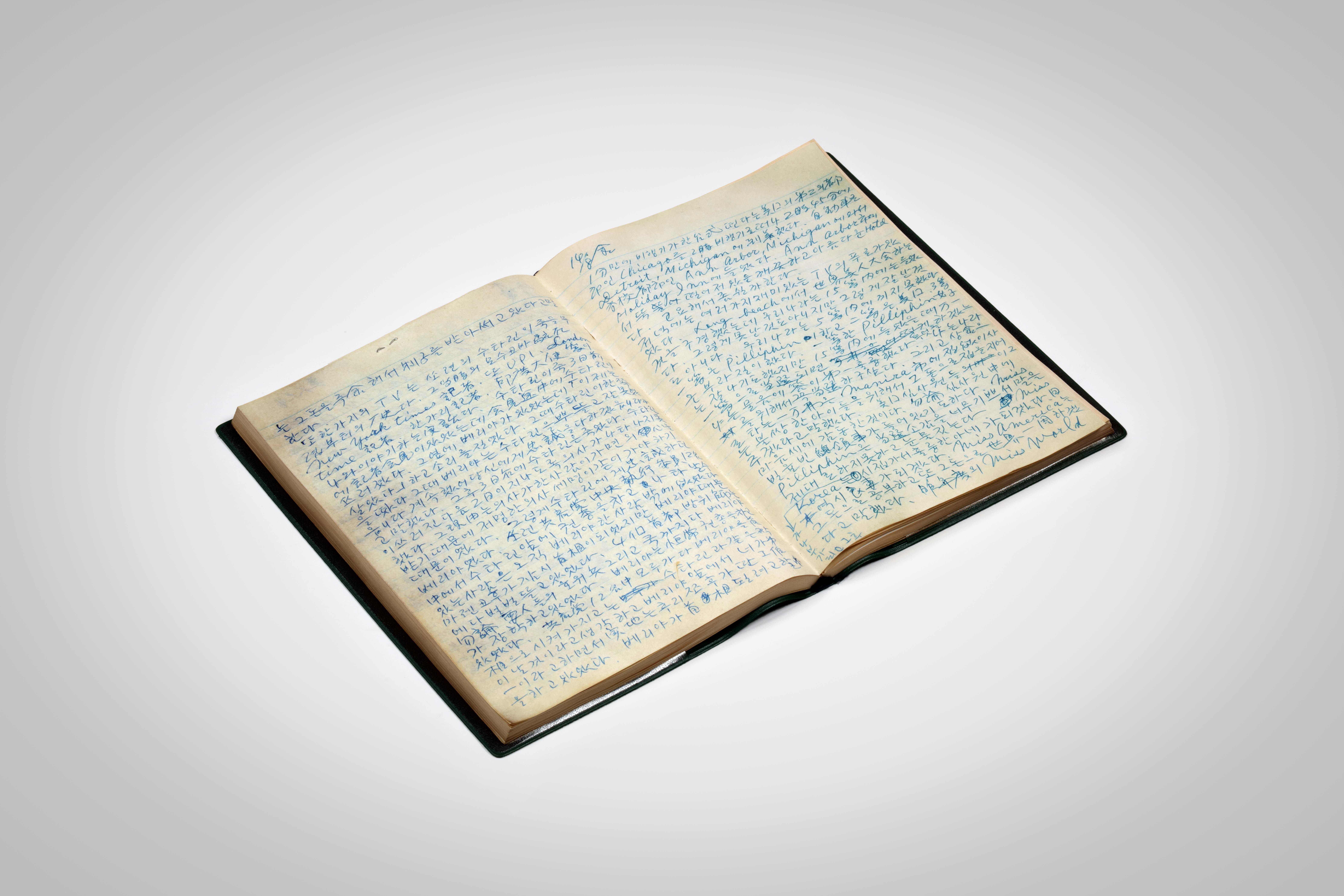 1964년 120일간의 세계여행 기록 일기장(복제) - 이미지 썸네일